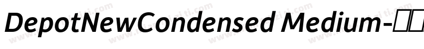 DepotNewCondensed Medium字体转换
